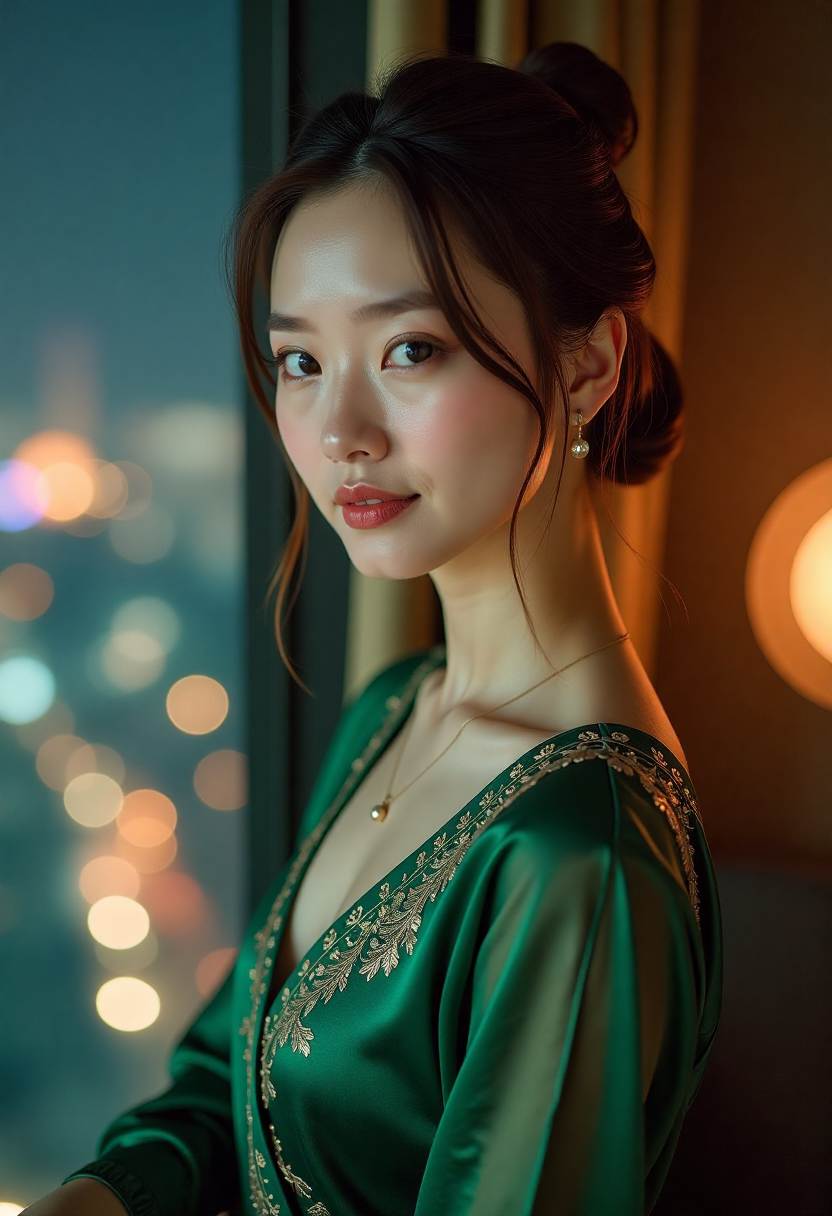母女一起制作交换日记